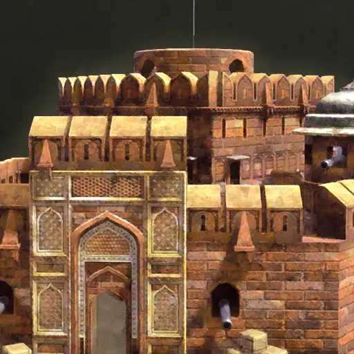 Agra Fort portrait