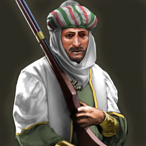 Berber Arquebusier portrait